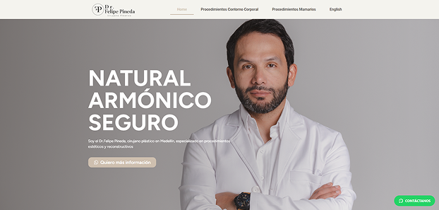Dr Felipe Pineda — sitio web para cirujano